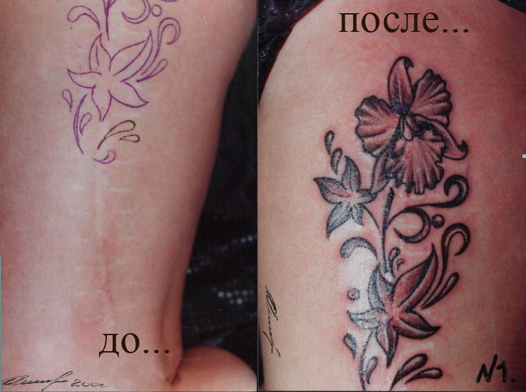 Татуировки средний размер